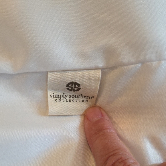 Simply Southern Cream Sherpa Vest Women's Size Medium Fully Lined - Picture 7 of 11